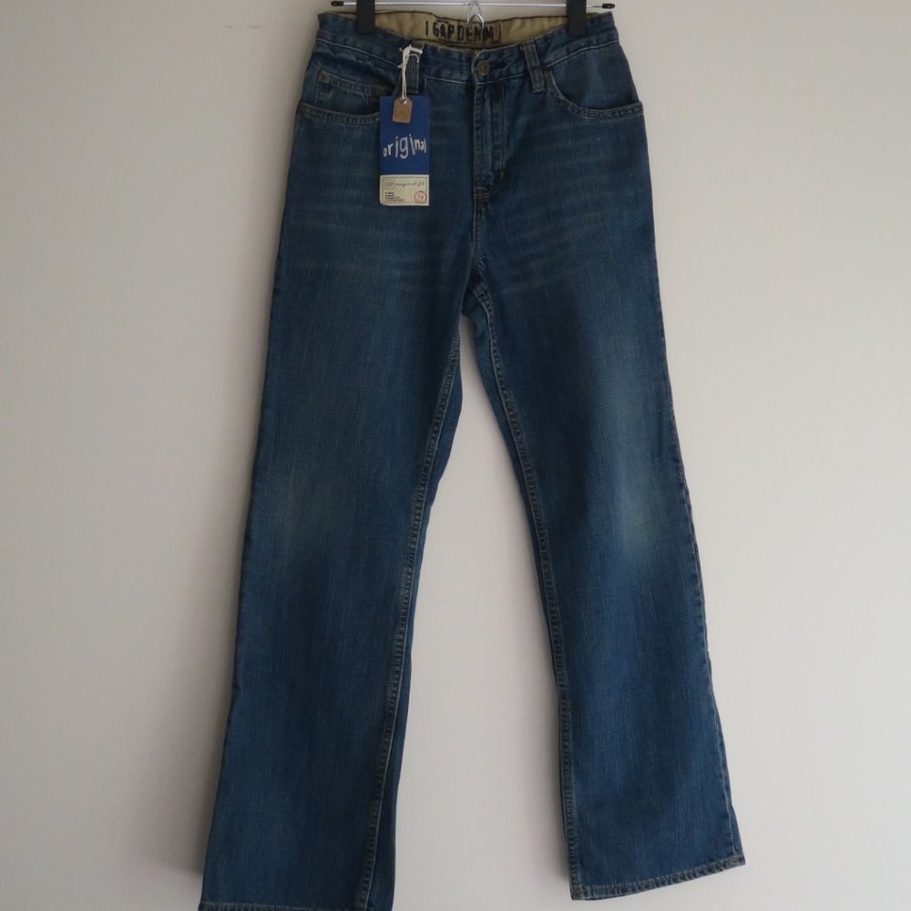 GAP Kids Original Fit Blue Jeans,  Size 14 NWT
